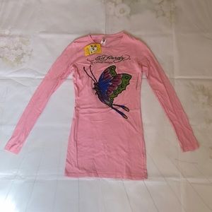 ✨ Ed Hardy Butterfly Top